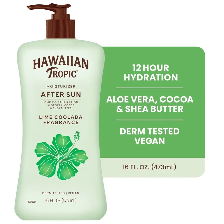 Hawaiian Tropic Lime Coolada after Sun Moisturizing Lotion, 16 fl oz, Fights Dryness for All Skin... | Walmart (US)