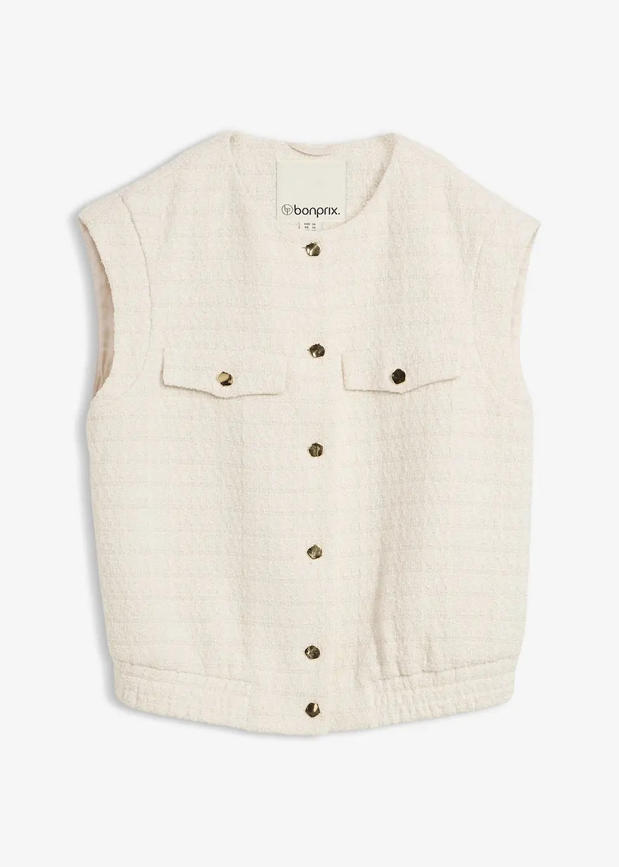 Blazerweste mit Wollanteil | Bonprix DE