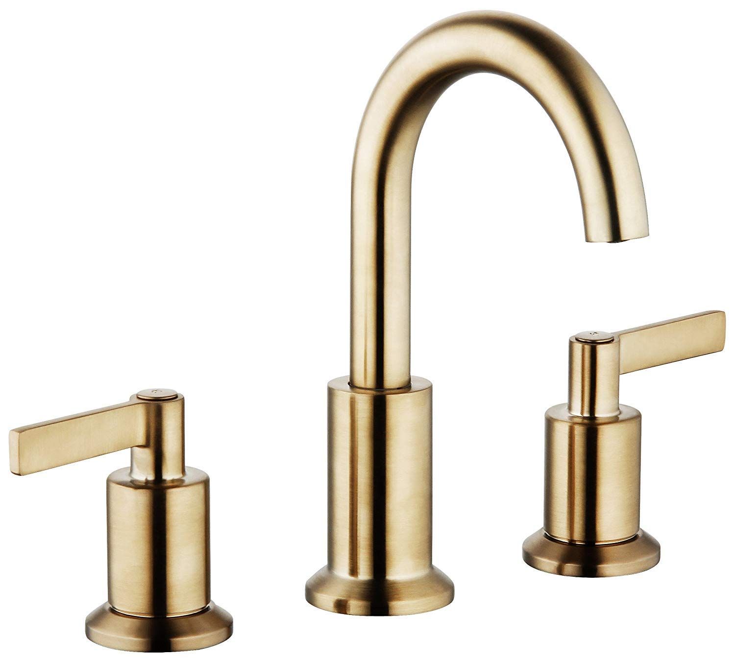 Derengge LFS-0188-CS 8 Inch Two Handle Widespread Bathroom Faucet with Plastic Pop up Drain, Meet... | Amazon (US)