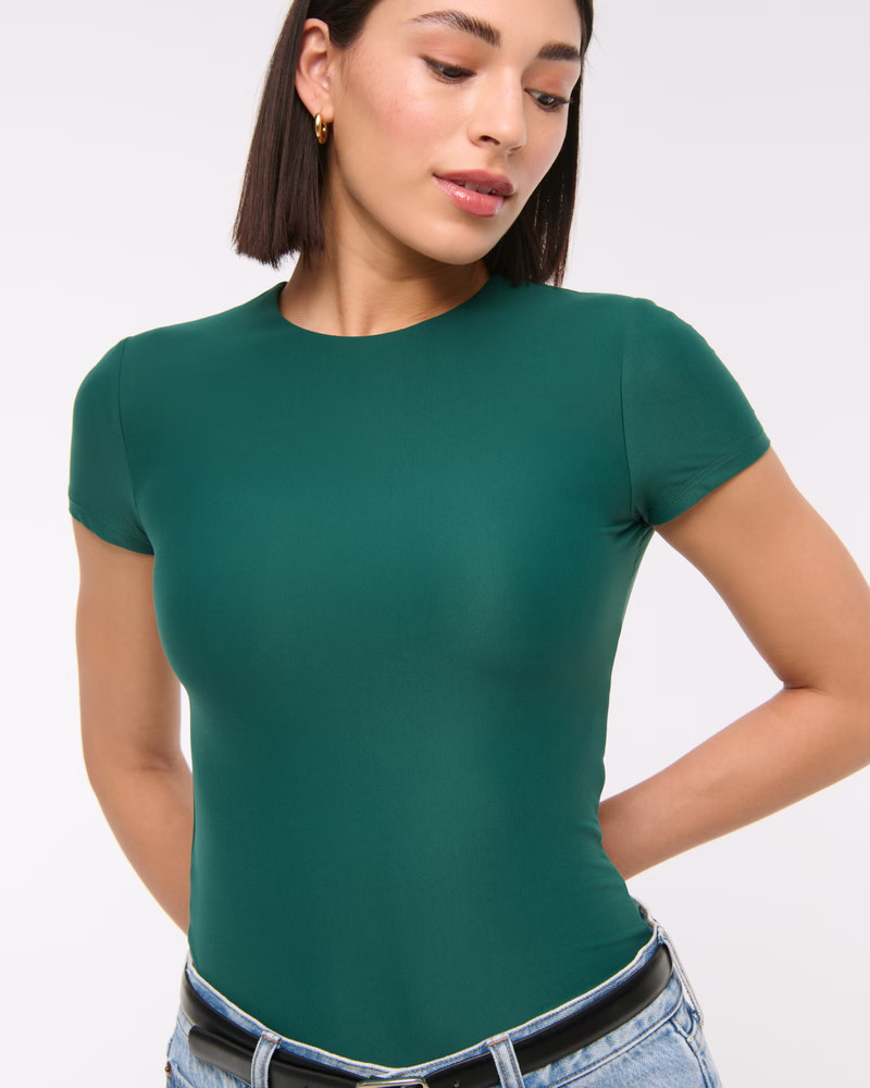 Soft Matte Seamless Tuckable Baby Tee | Abercrombie & Fitch (US)