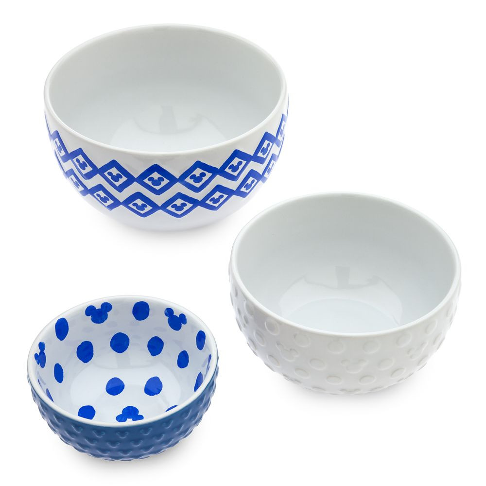 Mickey Mouse Blue Nesting Bowl Set | Disney Store