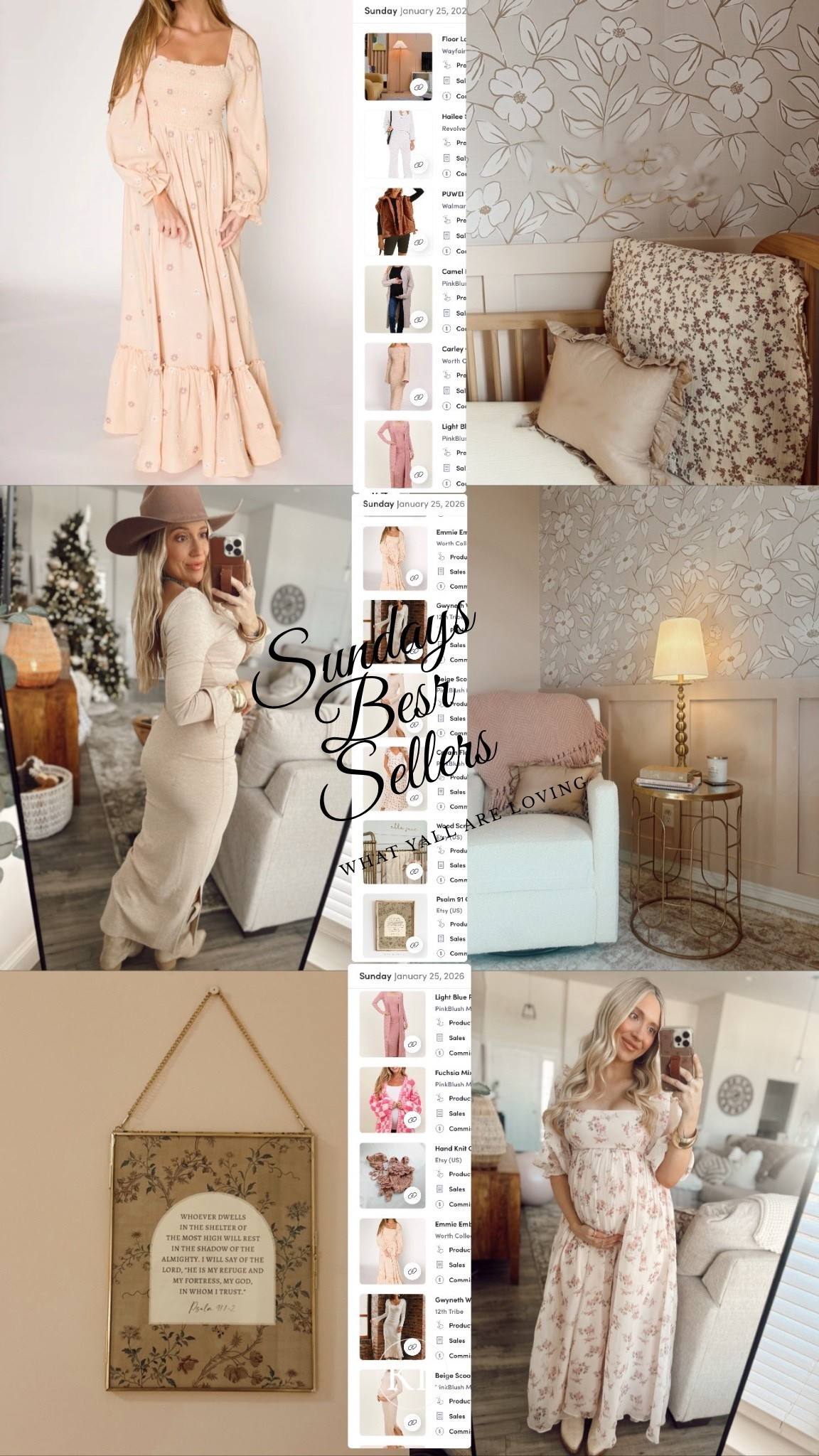Sundays bestsellers 🛍️ what yall are loving ✨ lots of pinkblush maternity + nursery room decor 💕

#LTKBump #LTKValentine #LTKootd