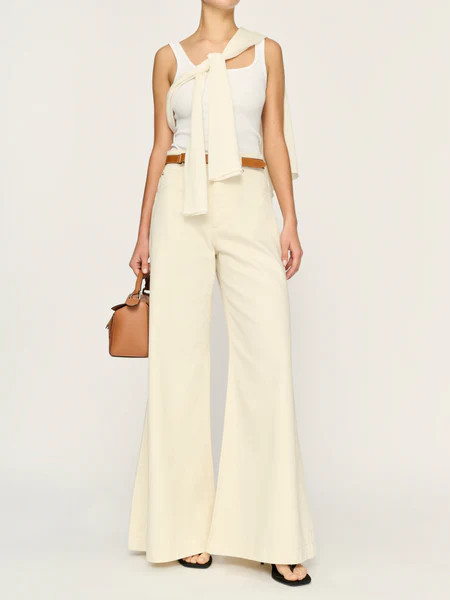 Lucila Ultra Wide Leg High Rise 33"  | Flax | DL 1961 Women