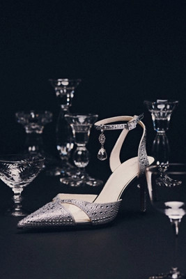 JW PEI Haidi Crystal Charm Pumps | Anthropologie (US)