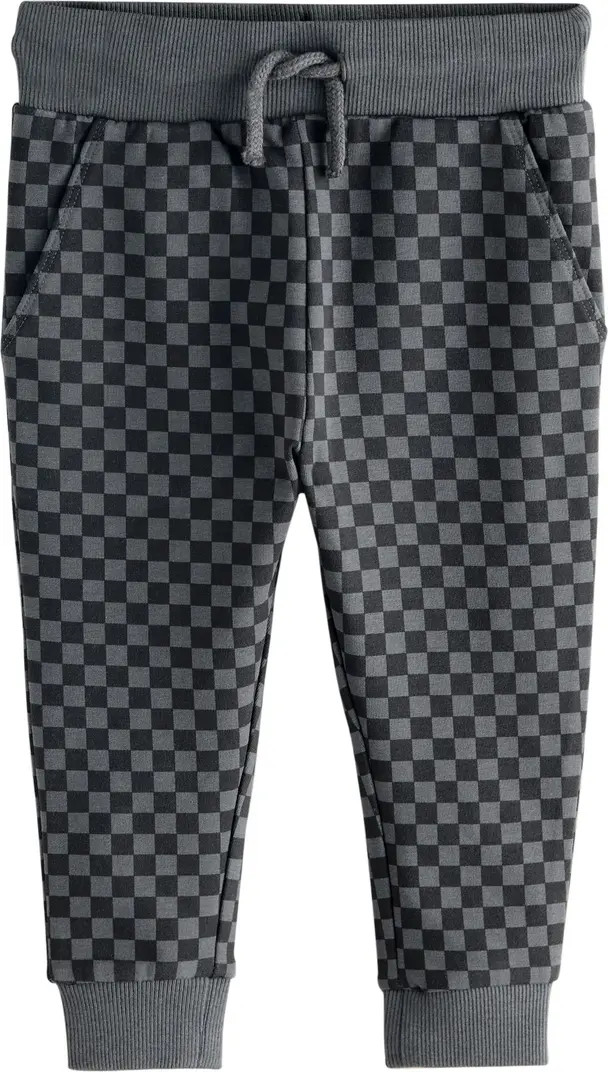 Kids' Check Cotton Joggers | Nordstrom