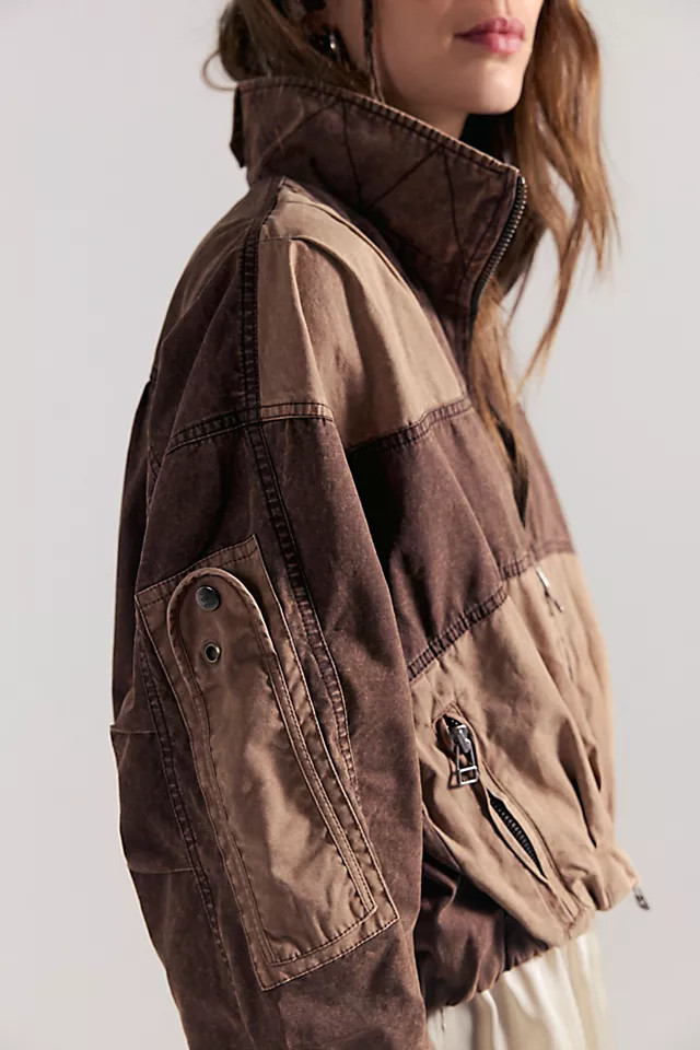 We The Free Canopy Funnel-Neck Bomber Jacket | Free People (Global - UK&FR Excluded)