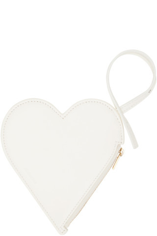 Off-White Heart Coin Pouch | SSENSE