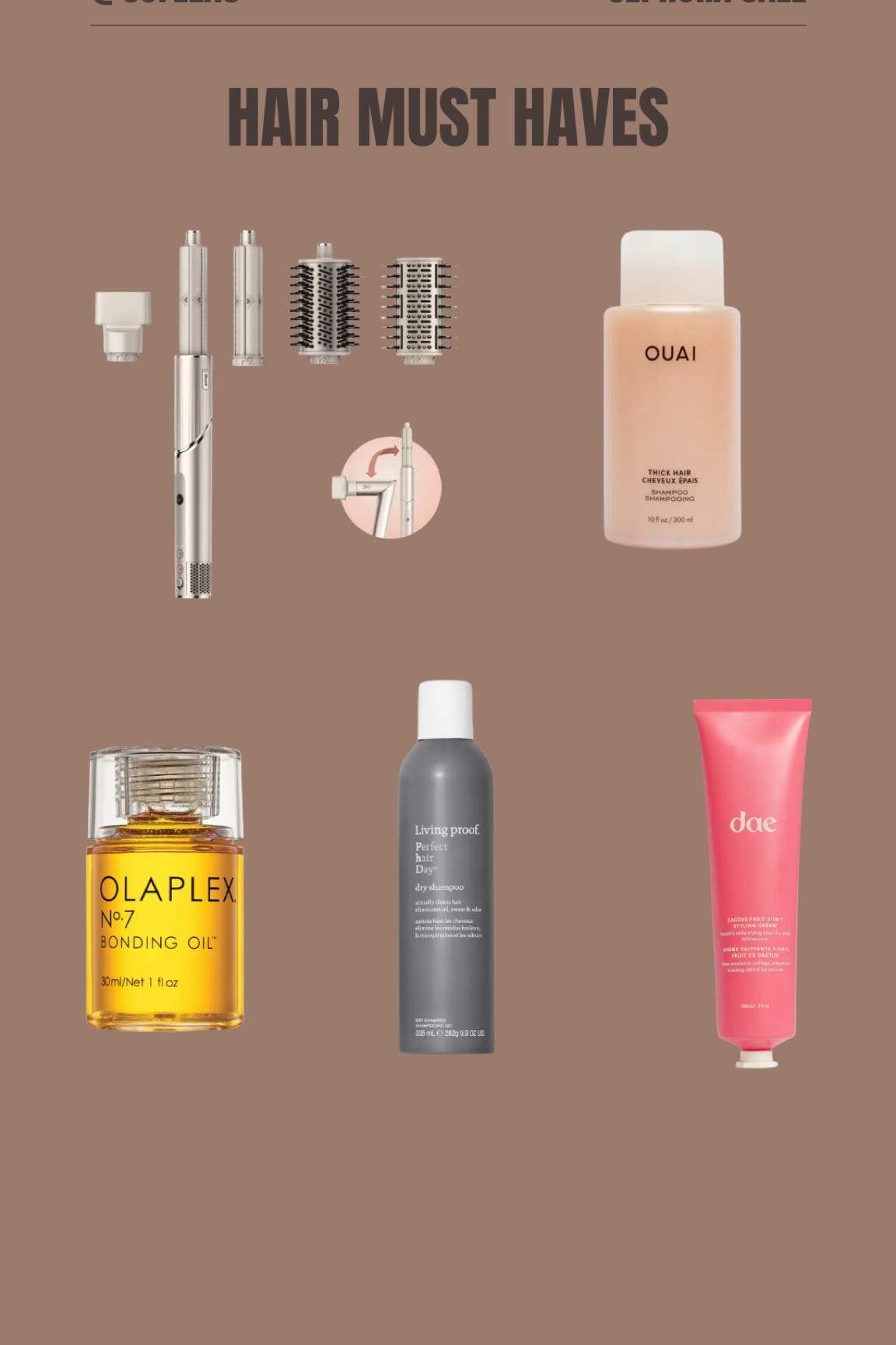 Sephora Sale Hair Must Haves 

#LTKsalealert #LTKbeauty #LTKxSephora