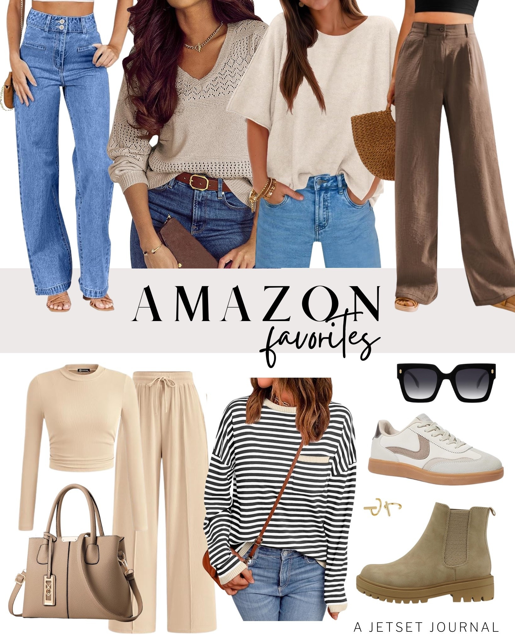 Here are some of my new amazon finds that are worth checking out!
knitted pullover sweater, waffle knit tops, palazzo pants, square sunglasses,  amazon finds, shopping spree, trendy pieces, must have items, fashion finds, amazon style, wardrobe staples, stylish finds, wardrobe update, must have accessories, affordable look, fall outfit, fall style

#LTKStyleTip #LTKSeasonal #LTKU