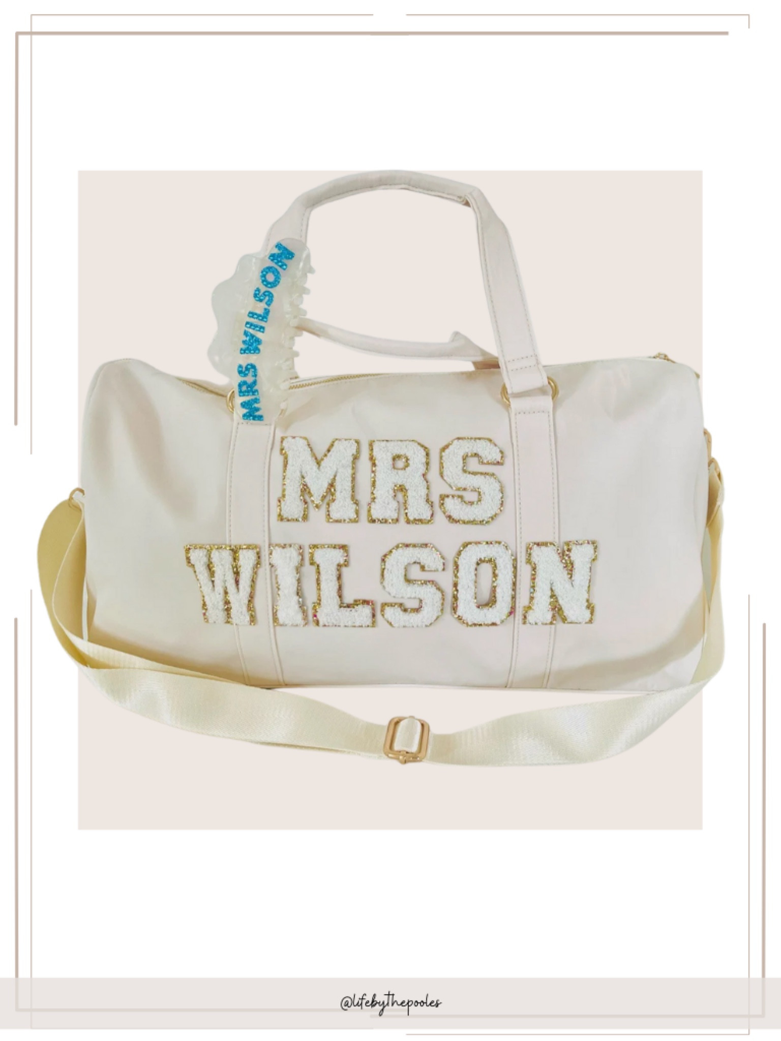 Travel bag, duffle bag, personalized bridal gift, newlyweds, bride gift, bridal shower gift, honeymoon bag, vacation bag, weekend bag, wedding, winter wedding, 

#LTKwedding #LTKtravel #LTKunder100