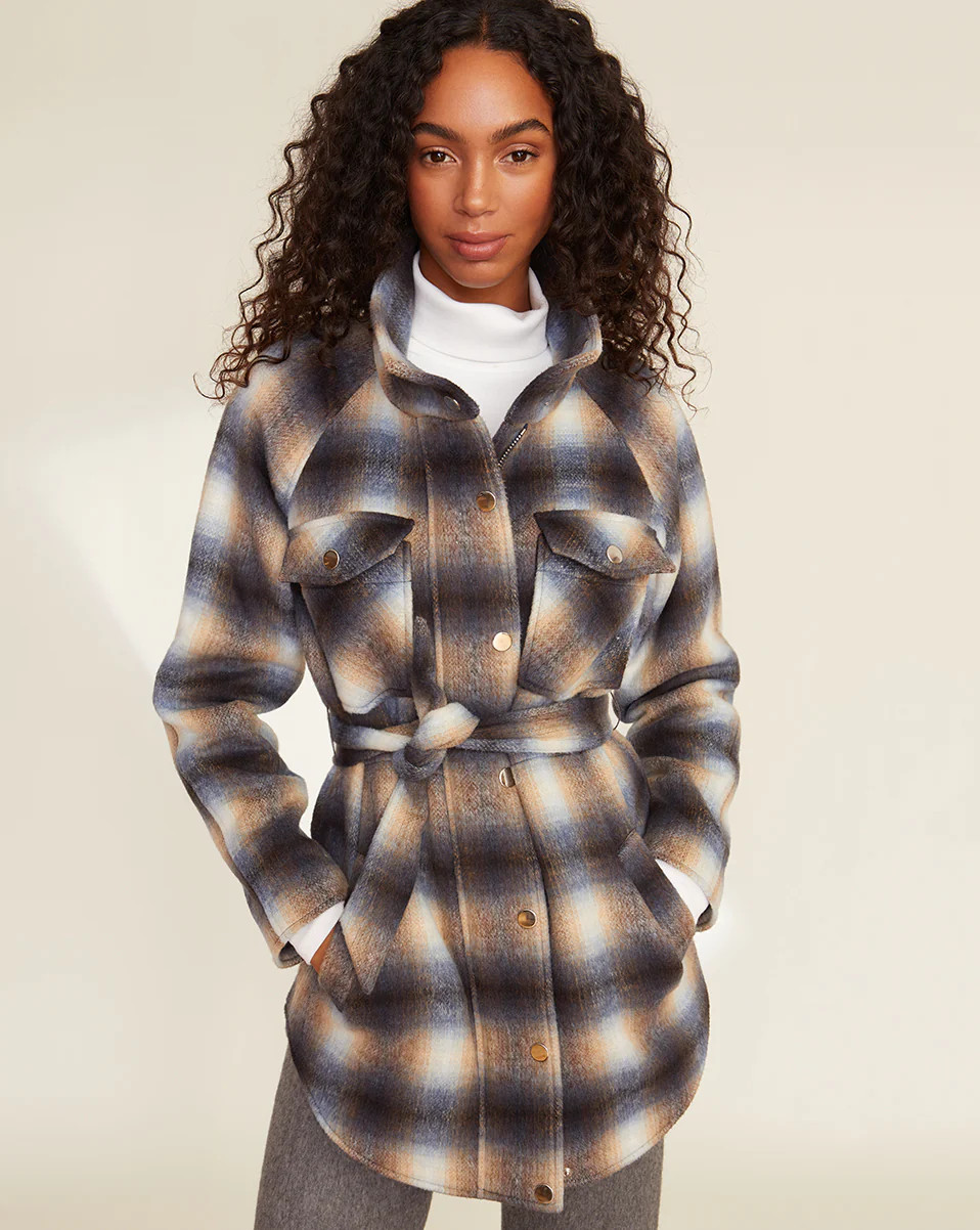 Amari Ombre Plaid Jacket | Veronica Beard