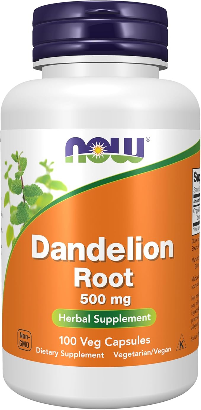 NOW Foods Supplements, Dandelion Root (Taraxacum officinale) 500 mg, Herbal Supplement, For Dieta... | Amazon (US)