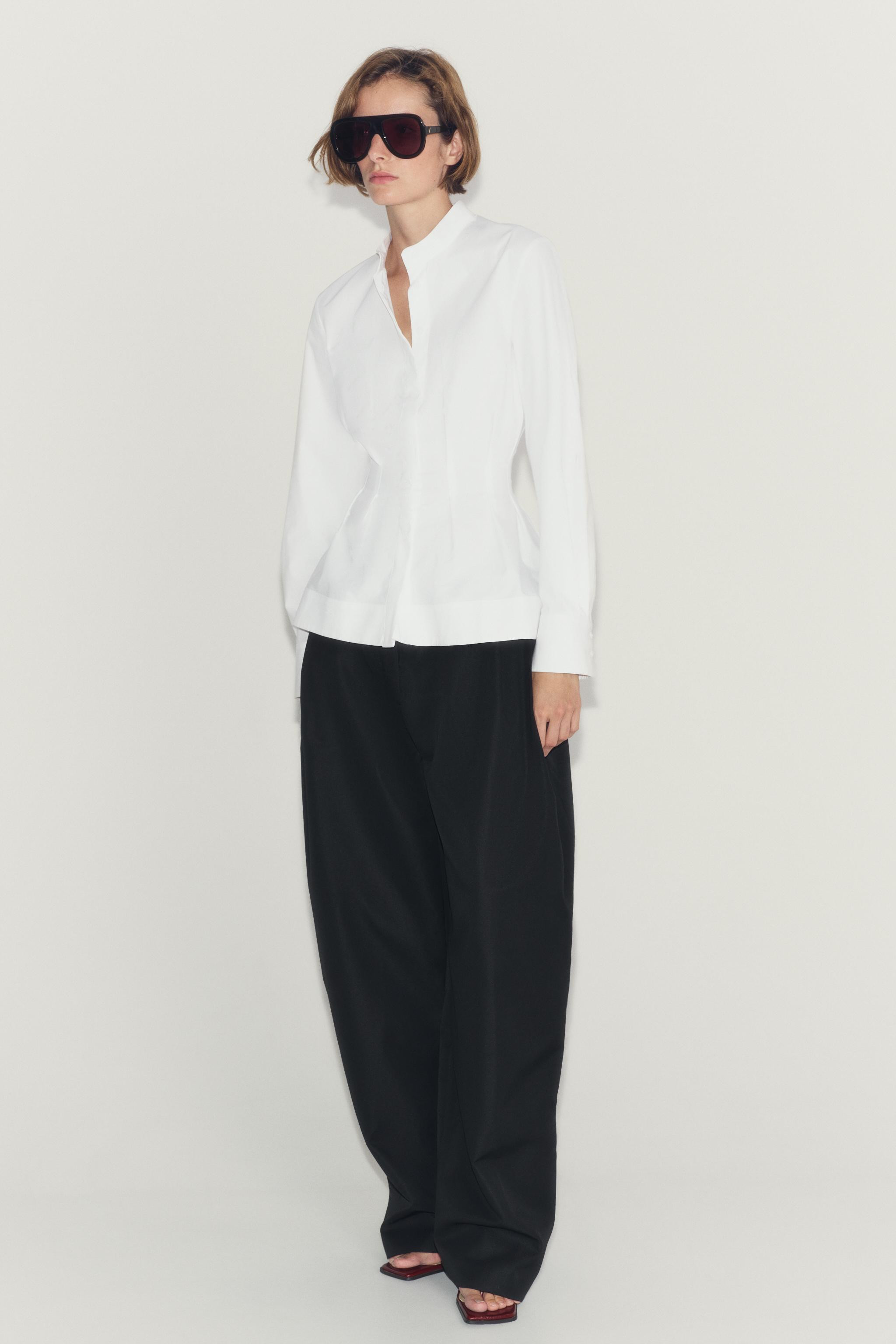 ZW COLLECTION POPLIN SHIRT | Zara US