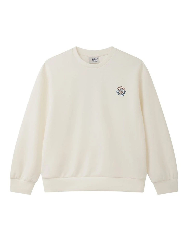 Indie Kids by IndustrieThe Tallow Tech Sweat (3-7 Years) in Pale Yellow | Myer