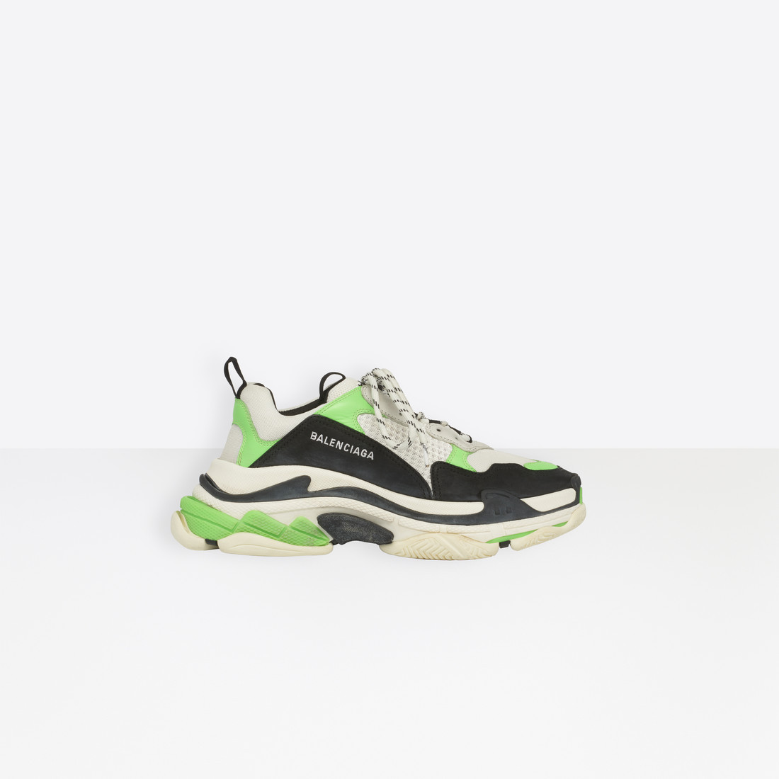 Balenciaga - Triple S Trainers White / Green | Balenciaga