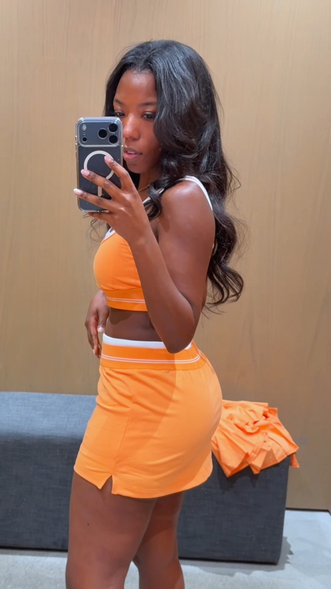 @Alo Yoga had to try on all the fun new orange styles

#LTKActive #LTKPetite #LTKfitnessgoals