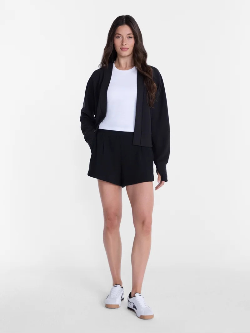 Avia Women's and Women's Plus Ottoman Lounge Shorts, 4.25'' Inseam, Sizes XS-4X | Walmart (US)