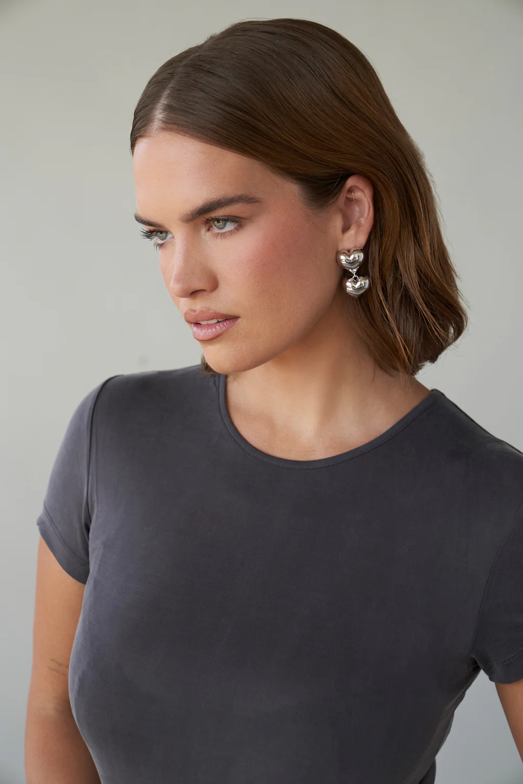 Small Bubble Heart Earrings | Lili Claspe
