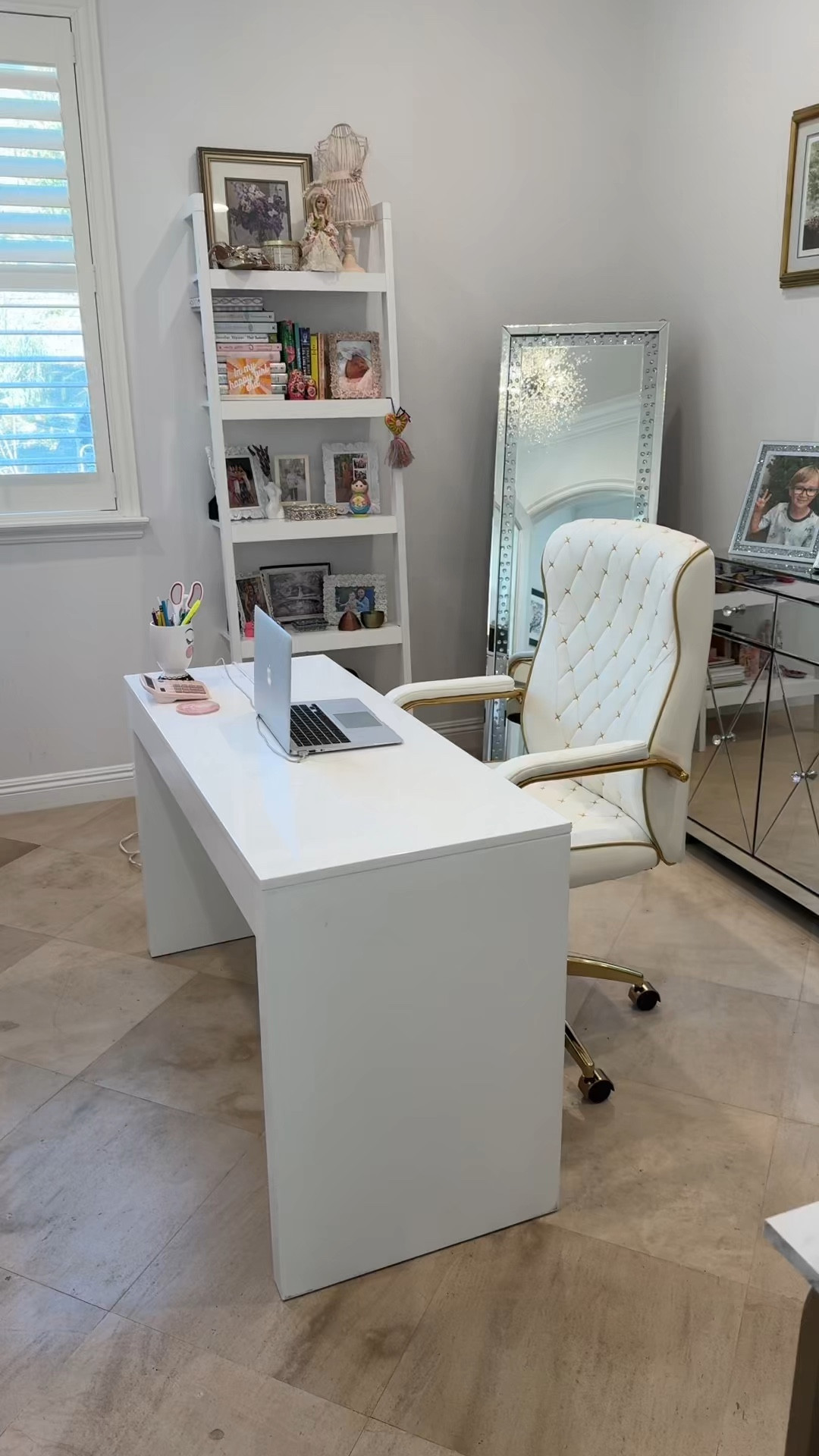 Blush Pink & Gold Office Decor 

Chic & Stylish Gold Cream Office Space ✨🌸

Work in style with this gorgeous pink and gold office setup! 💕✨ The perfect blend of elegance and functionality, this space inspires creativity and productivity while keeping things glam. From the rose gold accents to the cozy pink vibes, it’s the ultimate dream office! 🖋️🌟 #WorkSpaceGoals”

Hashtags:
#PinkGoldOffice #OfficeInspo #WorkFromHomeVibes #ChicWorkspace #HomeOfficeDecor #PinkAndGoldAesthetic #BossBabeVibes #ElegantOffice #CreativeSpace

#LTKHome