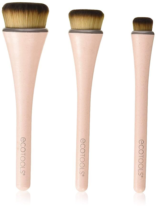 EcoTools 360 Ultimate Blend Makeup Brushes, For Cream & Stick Makeup, Foundation, Concealer, High... | Amazon (US)