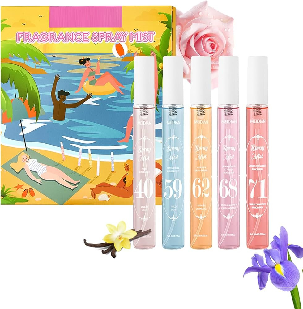 Perfume Fragrance Mist,Hair & Body Perfume Spray Set,Long-Lasting Fresh Fruity Spray for Women,Tr... | Amazon (US)