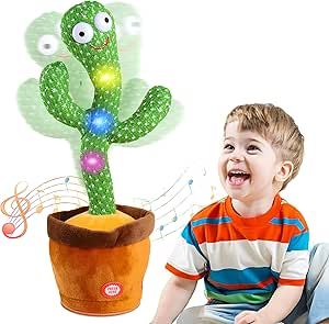 Baby Toys Dancing Talking Cactus for Boys Girls,Dancing Singing Talking Recording Mimic Repeating... | Amazon (US)