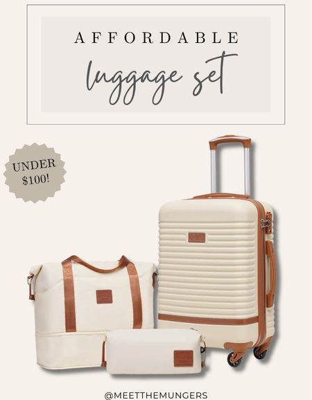 Affordable luggage set under $150

Luggage / travel / amazon travel / amazon bag / neutral luggage / suitcase



#LTKitbag #LTKtravel #LTKsalealert