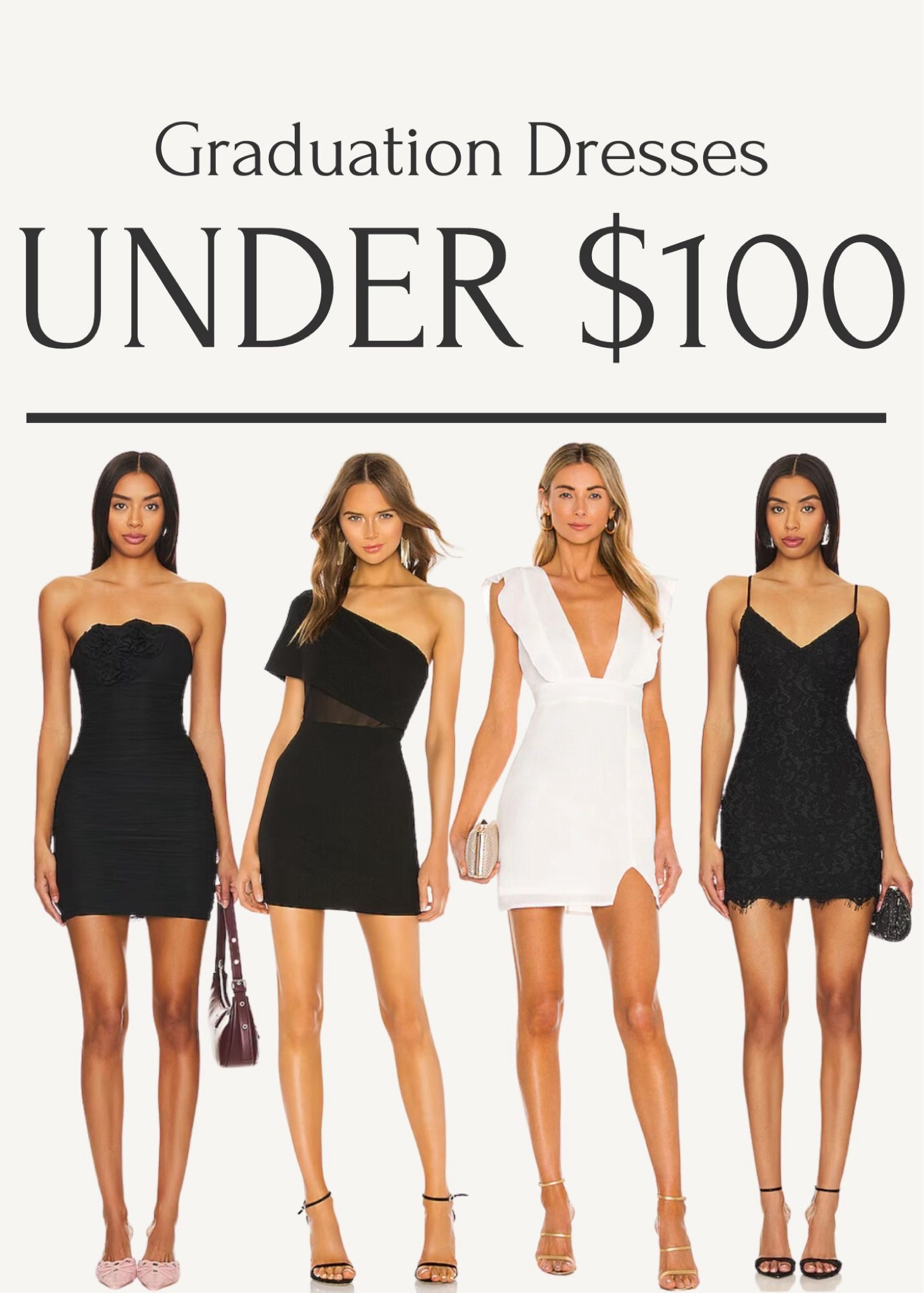 Graduation dress!! White dress, lace dress, graduation, grad dress, white lace dress, mini dress, midi dress, long dress, cap and gown, grad season, black dress, black lace dress, mini white dress #LTKMostLoved

#LTKSeasonal #LTKfindsunder100 #LTKU