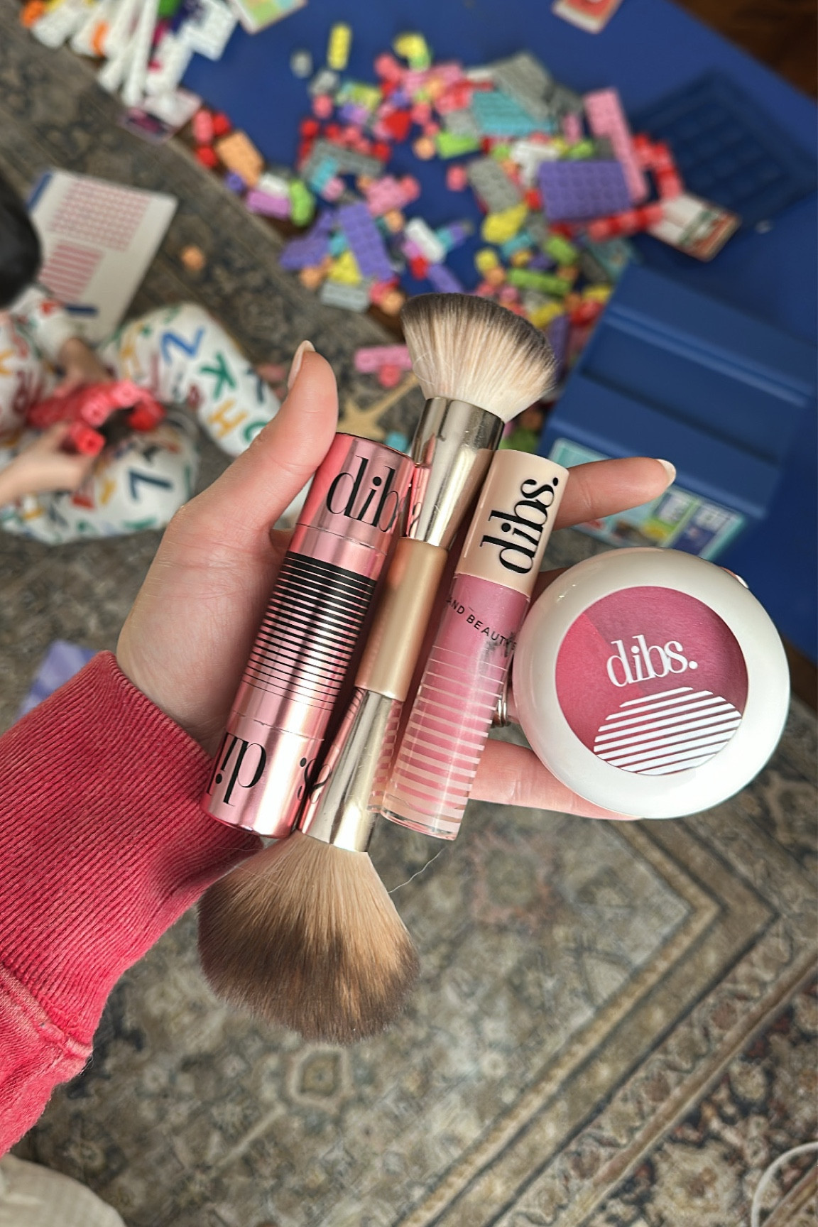 Everyday makeup products

Glowtour: pink cosmos
Baked blush duet: VIP pink
Gloss: Italian soda