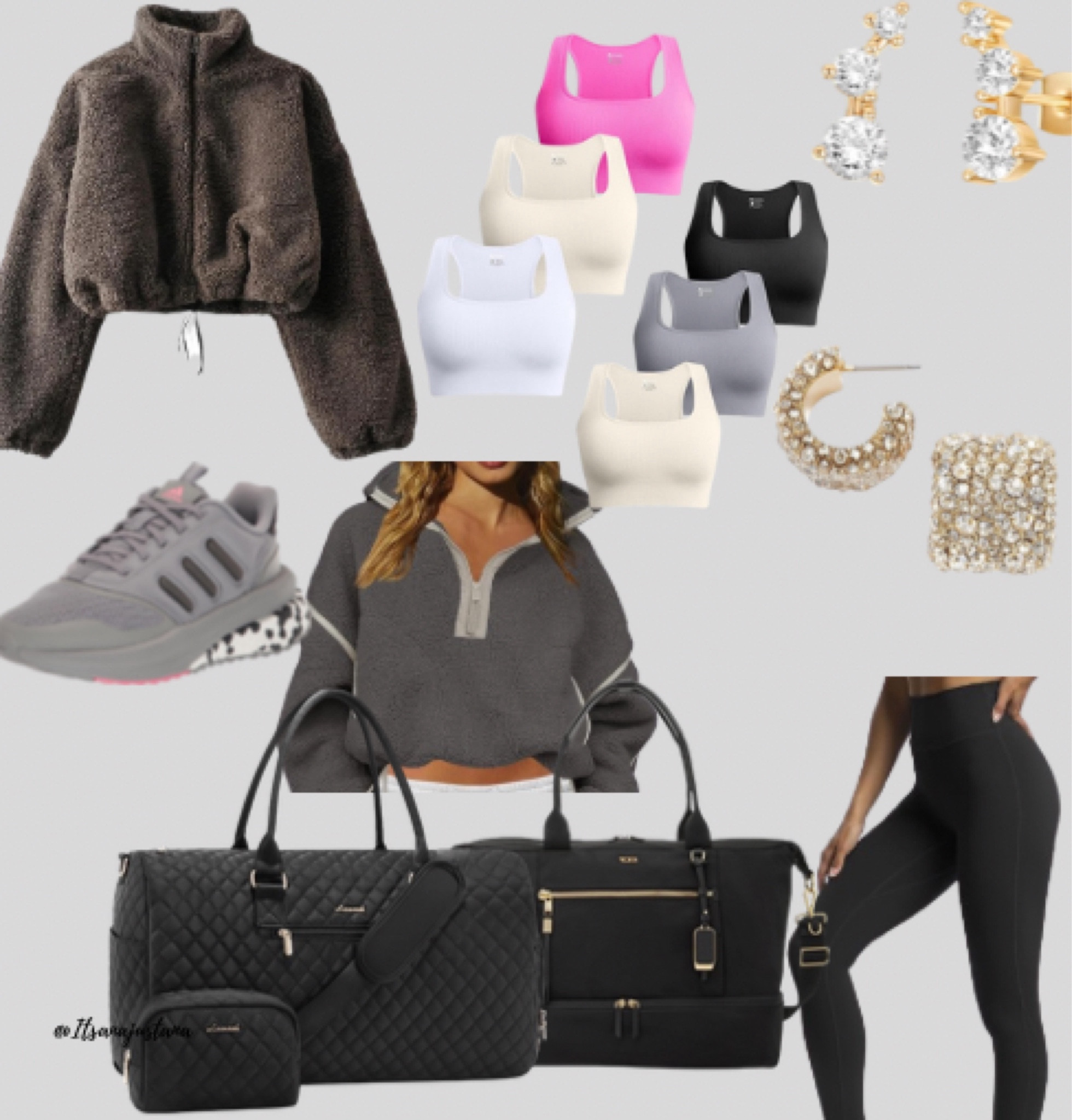 I love grey as much as I love pink! #OOTD inspo, make it all grey and black or add a pop of color! 

#LTKmidsize #LTKshoecrush #LTKstyletip