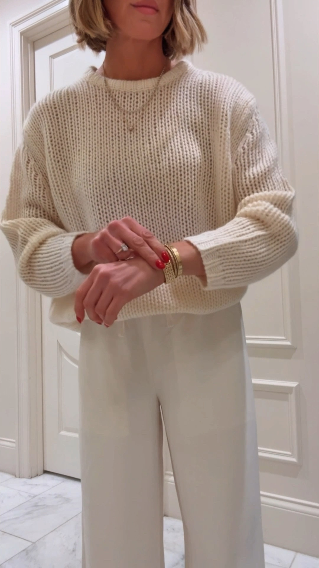 Winter white outfit, Christmas party outfit 