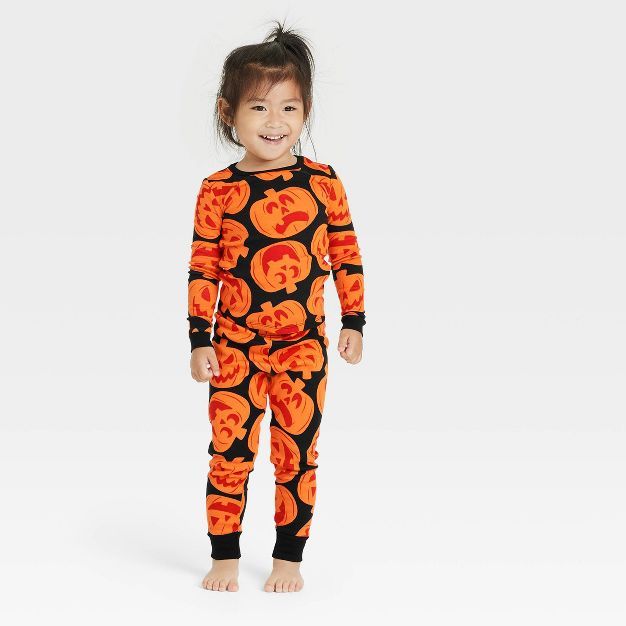 Toddler Halloween Pumpkins Matching Family Pajama Set - Hyde & EEK! Boutique™ Orange | Target