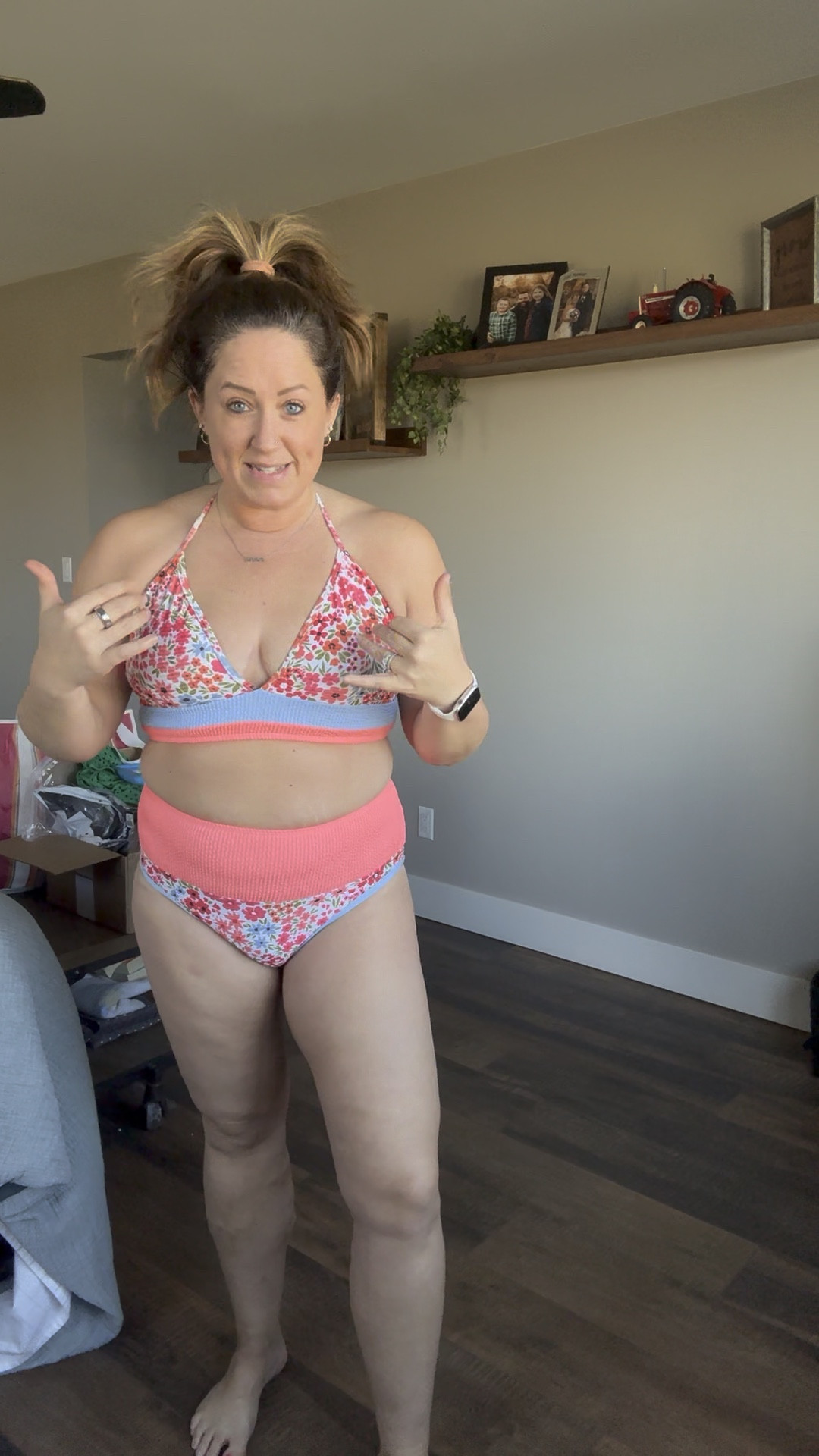 This print is to die for! I am 5’5 180 lbs, wearing a size large. Top has adjustable straps and has tons of room if you have a larger chest 

Swimsuit haul, spring break, pink lily, summertime, swimsuit season, feel confident 

#LTKSwim #LTKTravel #LTKMidsize