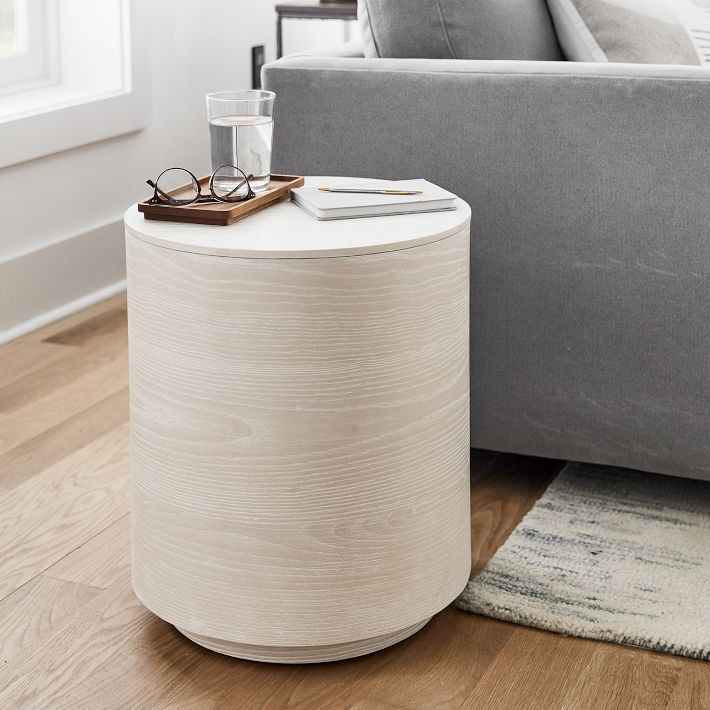 Volume Side Table (16.5") - Wood | West Elm (US)