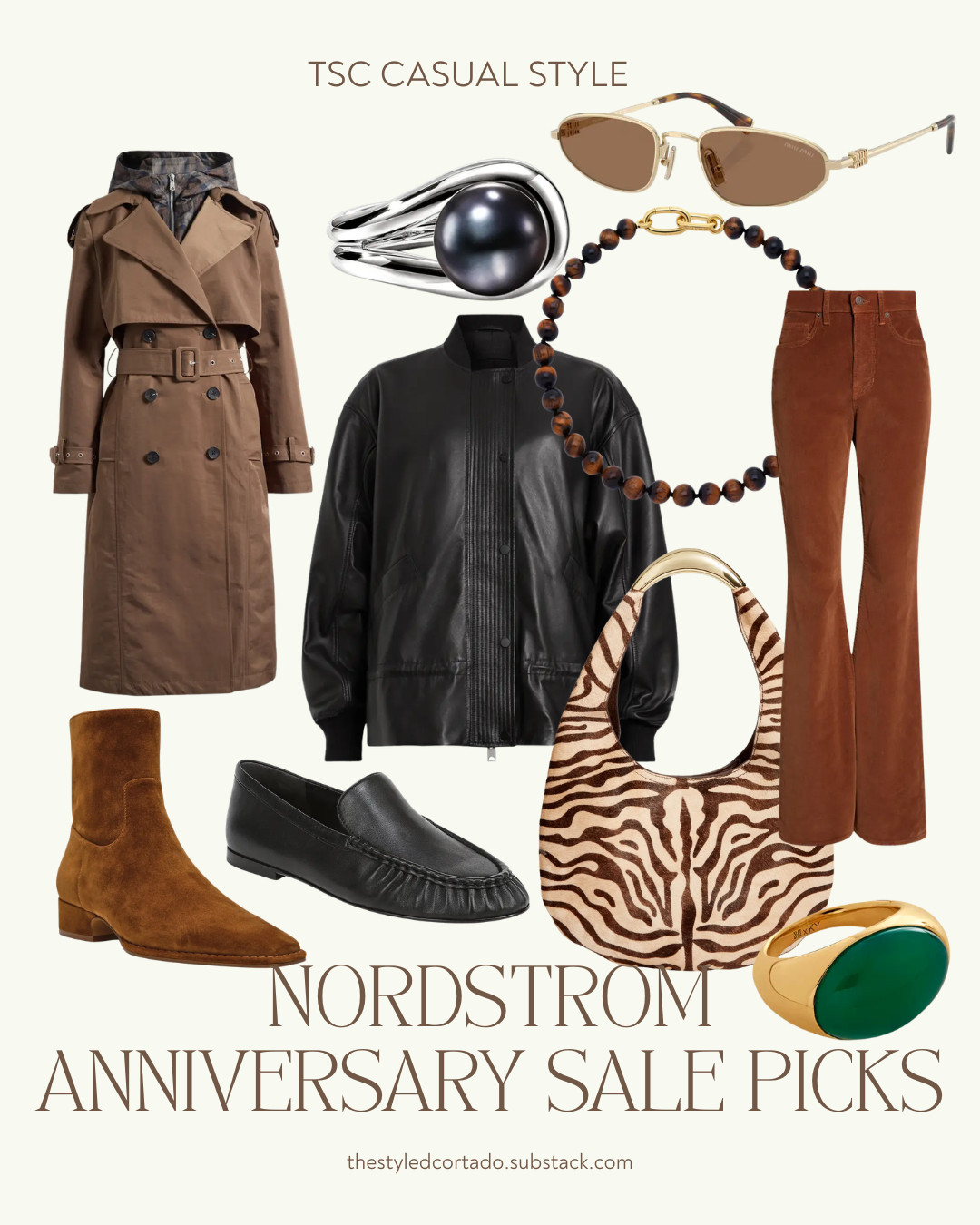 Curated a selection of my top picks from the Nordstrom Anniversary Sale featuring elevated casual pieces in leather, suede and gold for a luxury feel to casual. Wear separately now with your favorite summer outfits and together once the cozy Fall weather arrives.

#LTKootd #LTKSaleAlert #LTKSeasonal