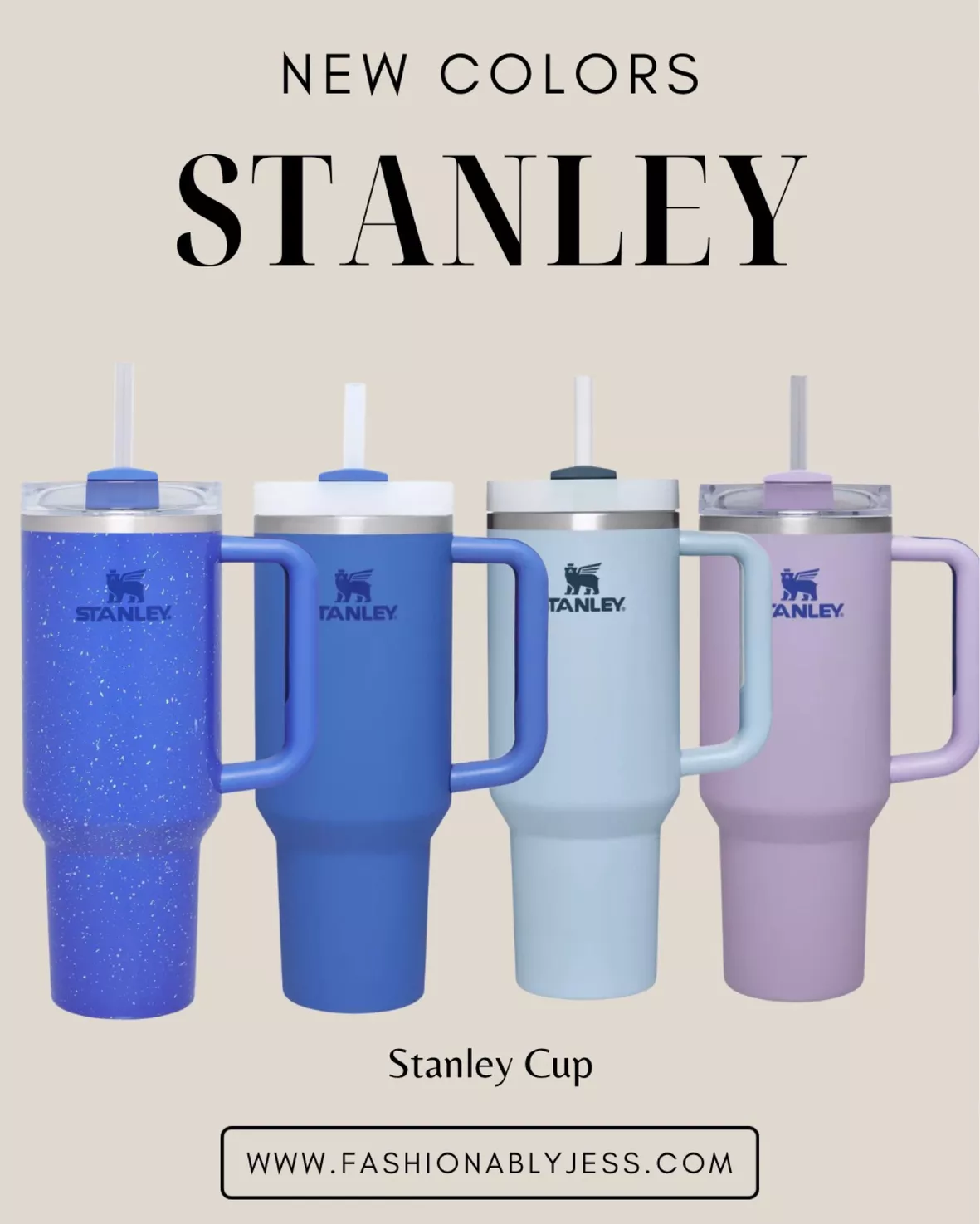 2 new summer Stanley cup colors are out now, and they're still in