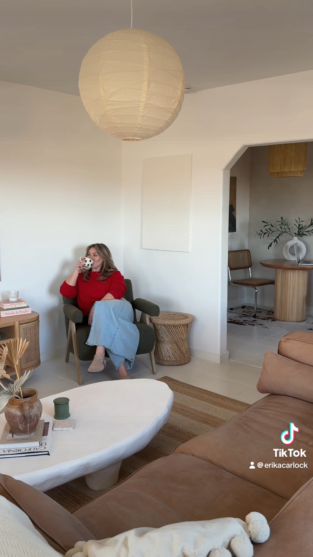 Hello new chair 👋🏻  Will be having morning coffee here for the foreseeable future ☕️#wabisabi #homefinds #livingroomdesign #loungechairideas #cozyaesthetic #homebodylife #slowmorning #morningmotivation #cozyhome #morningroutine #joshuatree

#LTKHome