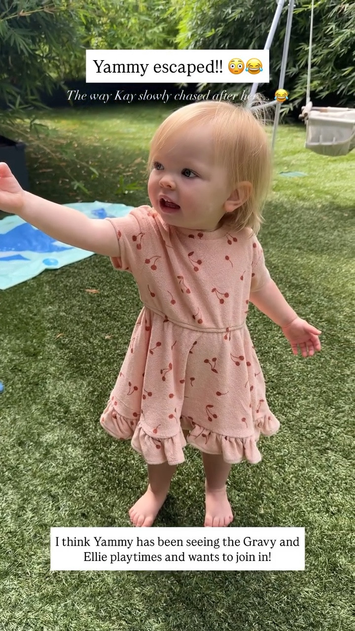 Ellie loves to play with Yammy 🥹😅 Linking Ellie’s favorite outdoor toys! 

#LTKStyleTip #LTKActive #LTKKids