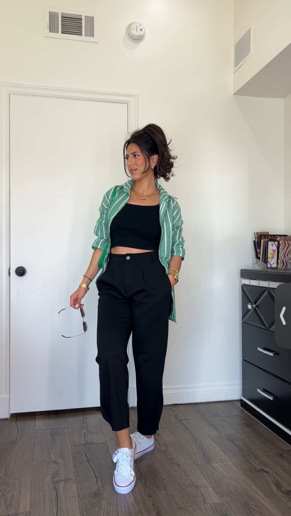 Spring outfit formula for when you have nothing to wear. 
Trousers size small 

#LTKStyleTip #LTKSeasonal #LTKWatchNow