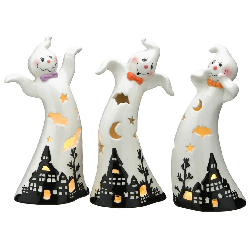 National Tree Company Set of Three Halloween Ghost Decoration & Reviews | Wayfair | Wayfair North America