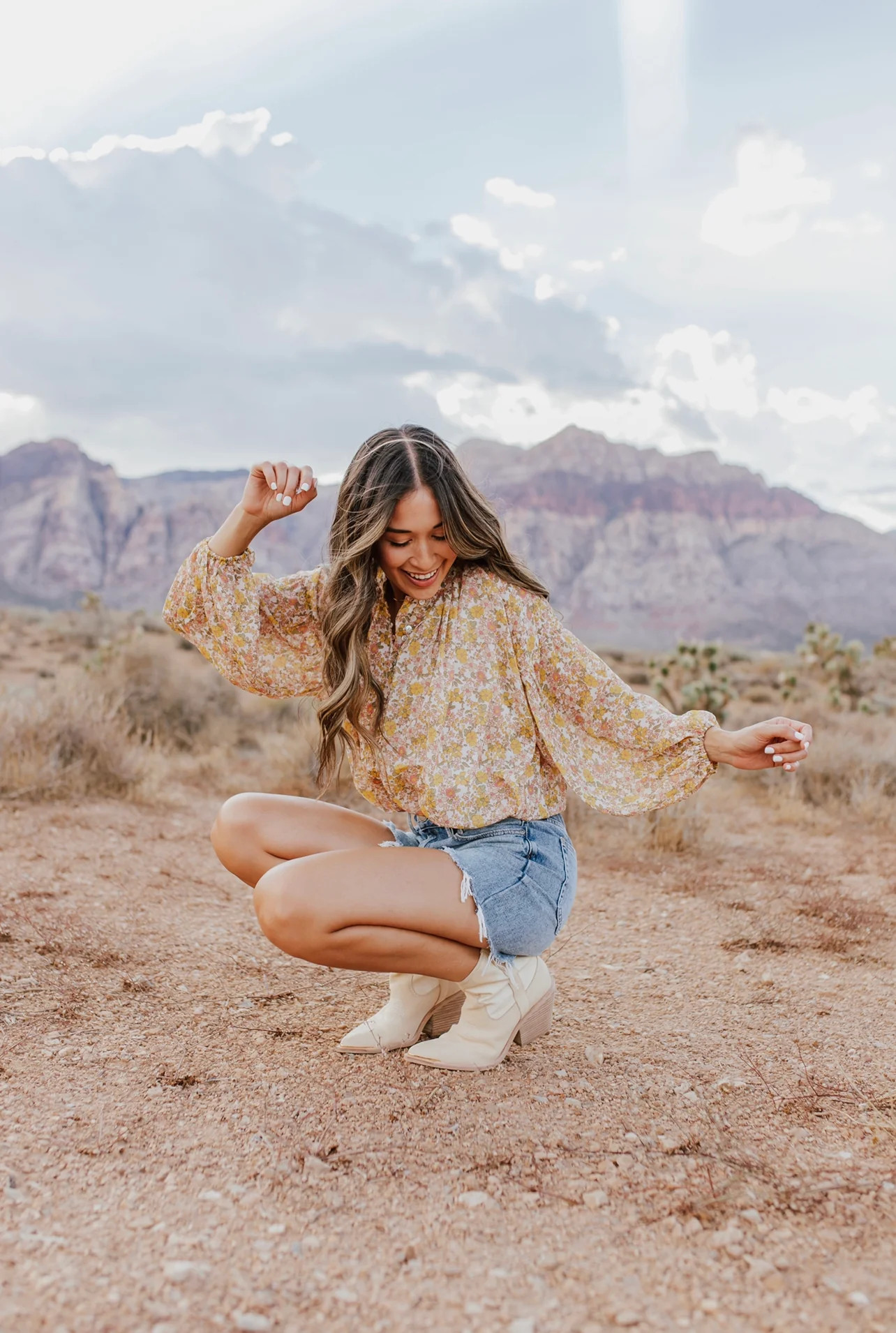 Olivia Floral Blouse | Kins Collective