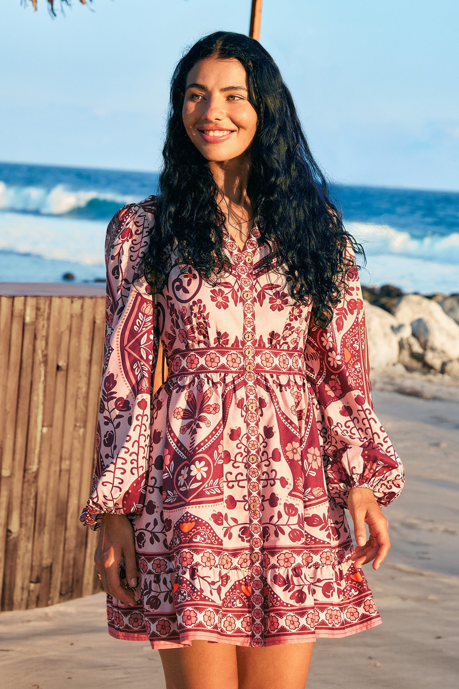 Spontaneous Plans Boho Mini Dress | Cupshe US