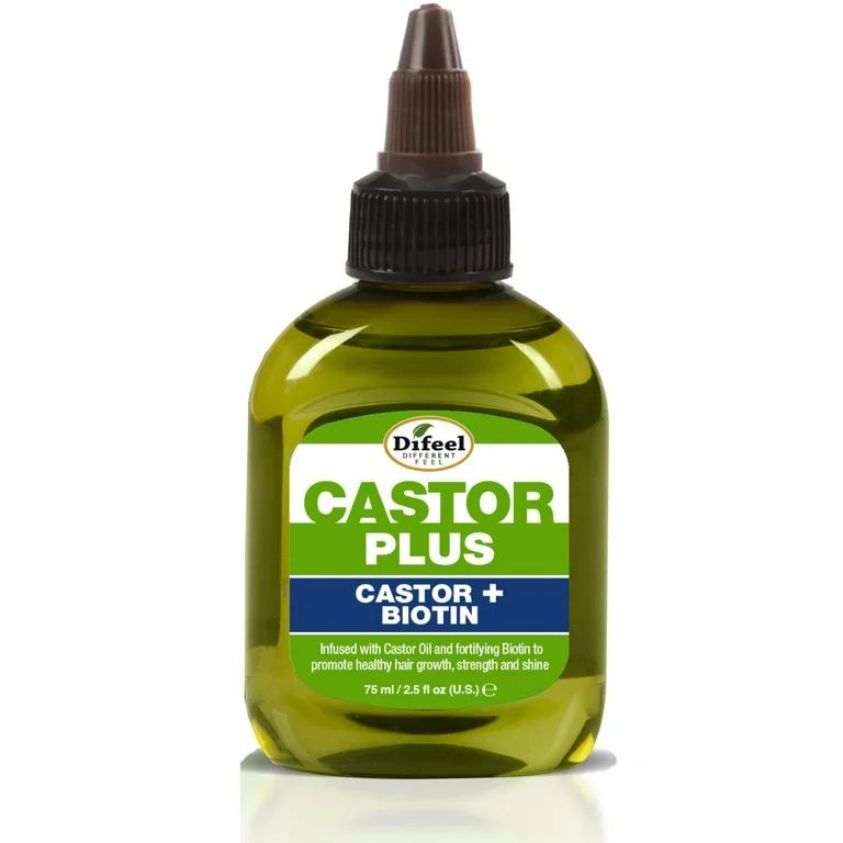 Difeel Premium Castor Plus Biotin - Mega-Growth Premium Hair Oil 2.5 oz. | Walmart (US)