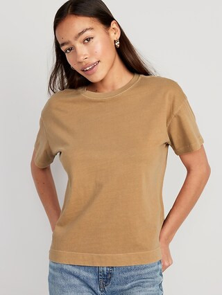 Vintage Crew-Neck T-Shirt for Women | Old Navy (US)