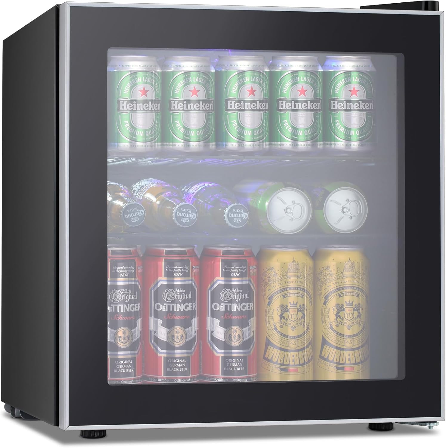Antarctic Star Mini Fridge Cooler - 60 Can Beverage Refrigerator Glass Door for Beer Soda or Wine... | Amazon (US)