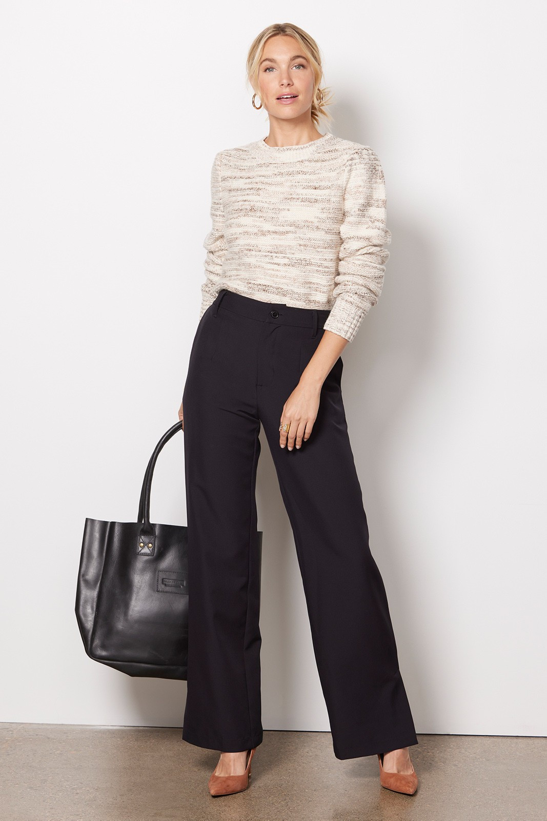 EVEREVE Mia Marl Puff Pullover | EVEREVE | Evereve