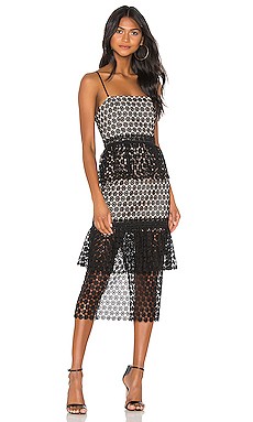 NBD Dolores Midi Dress in Black from Revolve.com | Revolve Clothing (Global)