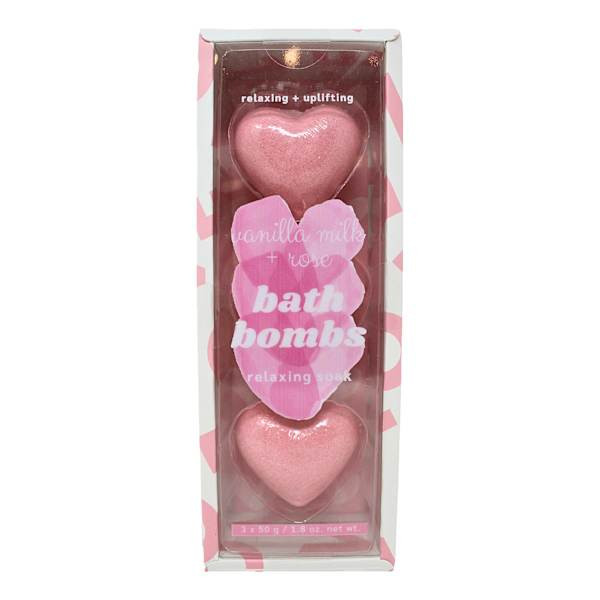 Brompton & Langley 3-Piece Heart Bath Bomb Set | At Home