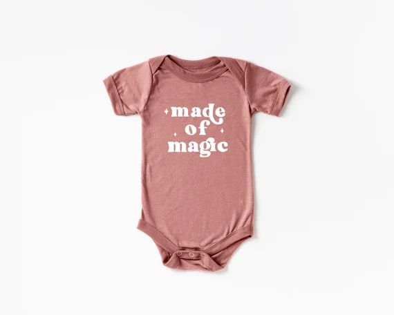 Made of Magic, Magic Shirt, Magic Shirt For Kids, Trendy, Toddler Shirt, Baby Shirt, Jersey Shop ... | Etsy (US)