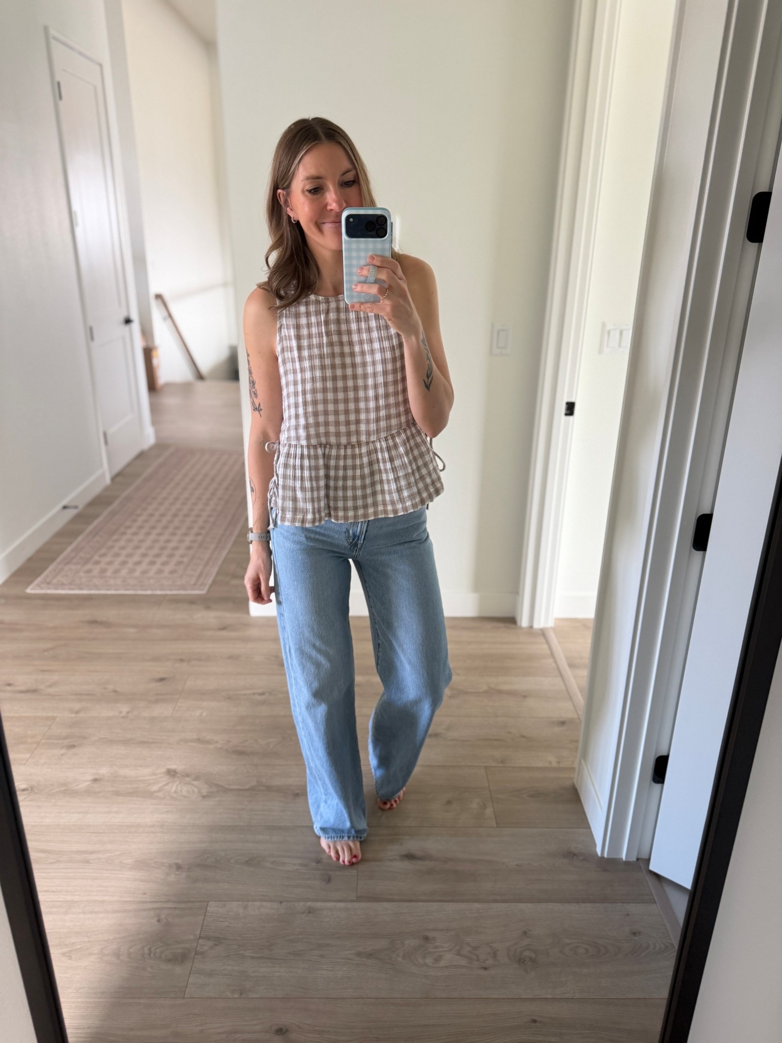 The cutest gingham tank and shorts are now 50% off! They are 100% cotton and slightly shrunk when I washed (hung to dry). Bought a S in the top and shorts  

#LTKSaleAlert #LTKootd